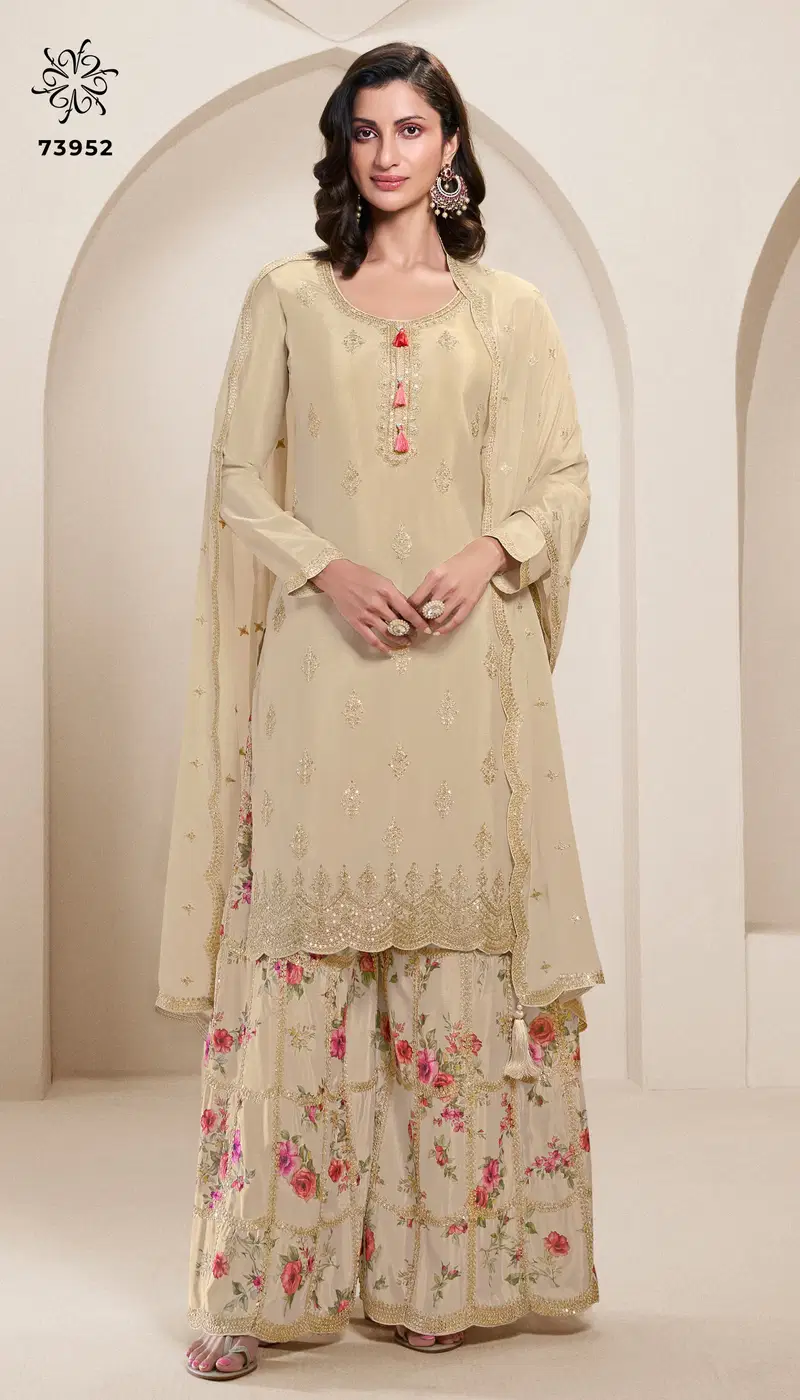  Kuleesh Aakriti by Vinay  Chinon Designer Salwar Kameez Collection